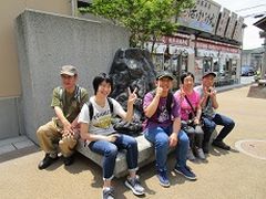 水族館を堪能した後の休憩