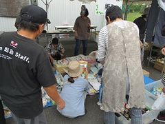 バザー会場