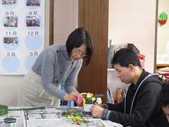 講師のアドバイスを聞いて