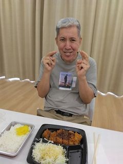 ランチは勝富のとんかつ弁当