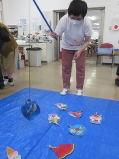 「魚が釣れたよ」