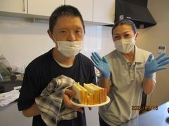 サンドウィッチ、出来上がり♪